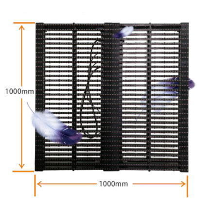 LED wall transparent