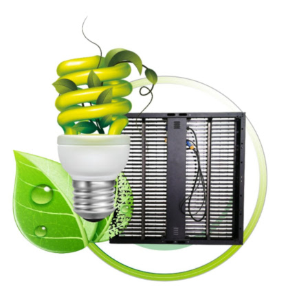 LED wall transparent